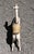 Vintage Child's Rocking Horse Toy. It is 34' wide x 20.5" high x 6" wide. Some losses to feet and paint. Would make a...