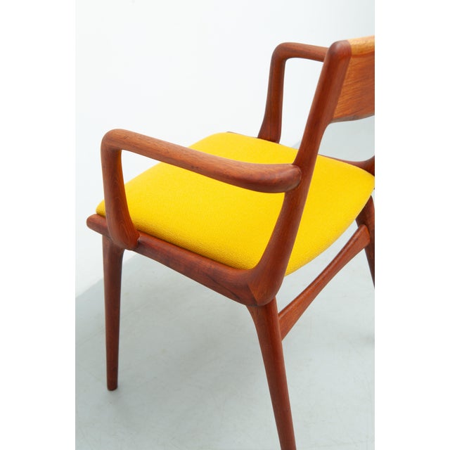Brown Model 370 Boomerang Chair by Alfred Christensen for Slagelse Møbelværk, 1950s For Sale - Image 8 of 11