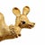 This whimsical reindeer pin from the 1950s–1960s is crafted in 14 karat yellow gold. A finely textured Florentine finish...
