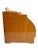 Brown Dutch Oak Desk Letter Cabinet with Round Sliding Top For Sale - Image 8 of 10