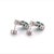 Traditional Natural Emerald Diamond Stud Earrings 14k Gold 2.74 TCW Certified For Sale - Image 3 of 12