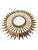Gold Vintage Sunburst Mirror in Gold Metal, 1950s For Sale - Image 8 of 11