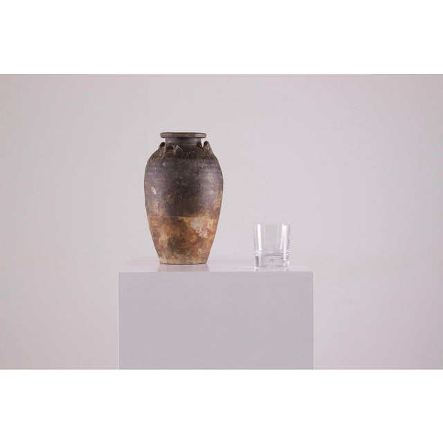 Ceramic Jarre Sawankhalok Storage Jar For Sale - Image 7 of 10