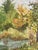 1970s Large 1970s Folk Art Landscape Oil Painting, Framed For Sale - Image 5 of 7
