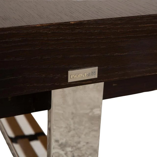 Black Tamis Bed in Black and Red Wood and Leather from Hülsta For Sale - Image 8 of 13