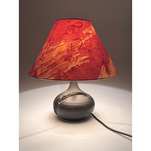 Art Ceramics German Table Lamp by Marianne Koplin Berlin, 1970s, in Flawless conditions. Designed 1970 to 1979 This piece...