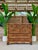 Vintage Milling Road Baker Faux Bamboo Chest With Black Crackle Finish For Sale - Image 12 of 12
