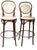 Wood Pr. Bar Height Bentwood Stools by L & B Products Corp. After Thonet C 1981 For Sale - Image 7 of 14