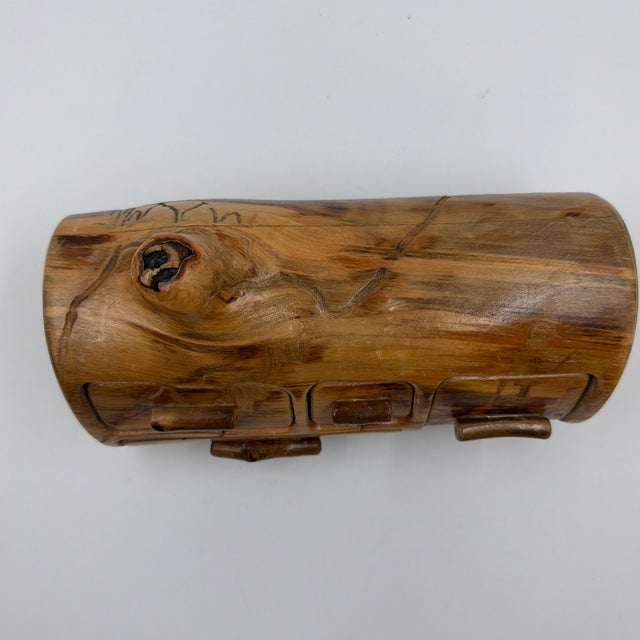Handcrafted vintage jewelry or keepsake box by Nature Turns, a Colorado maker known for creating sculptural boxes and...
