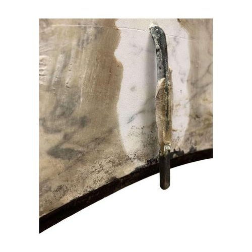 Antique French Marble Arched Mirror Frame, 1890s For Sale - Image 13 of 15