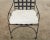 Set of Four Mario Papperzini Style Iron Bronze Garden Dining Chairs For Sale - Image 11 of 12