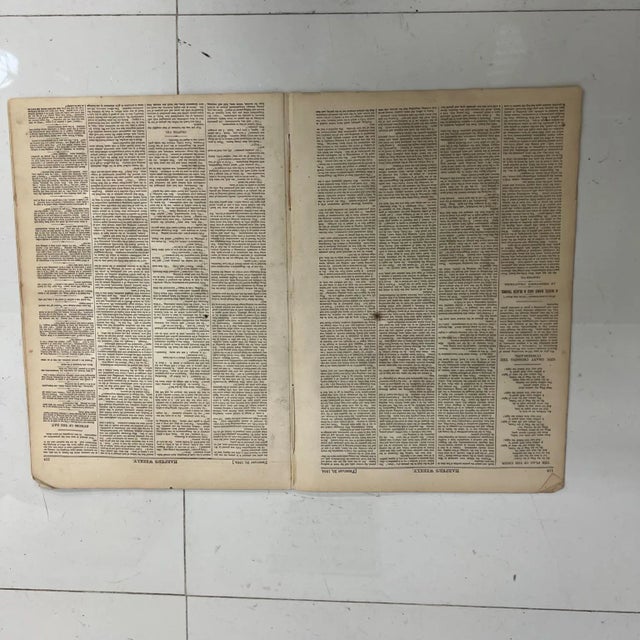 American Vintage 1864 Harper's Weekly Journal of Civilization New York For Sale - Image 3 of 12