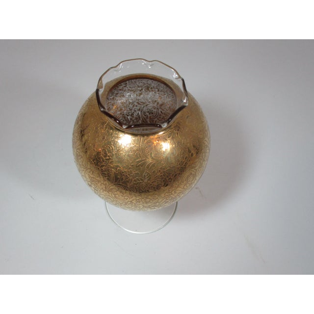 1950s Hollywood Regency Stemmed Rose Vase For Sale - Image 4 of 9