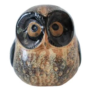 Mid-Century Ceramic Owl Bank