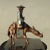 Vintage Asian Bronze Cloisonne Man on a mule Statue Figuerine Unique Statue in Great Vintage Condition. Solid and Firm....
