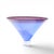 Philip Baldwin & Monica Guggisberg Mid Century Blue Art Glass Vase This vase measures: 11.25 wide x 11.25 deep x 7.25...