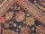 Tribal Medallion Design Antique Persian Serab Rug in Camel and Shades of Blue 3'3 X 6'3 For Sale - Image 12 of 13
