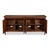 Neoclassical Walnut Burl Four-Door Credenza with Inlaid Panels For Sale - Image 3 of 10