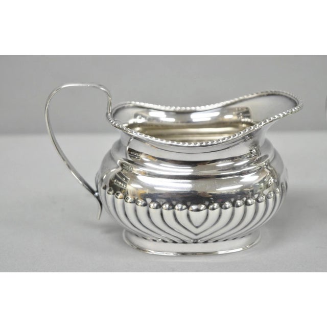 Antique English Sheffield B. Altman Art Deco Silver Plated Tea Service Set - 4 Pc For Sale - Image 15 of 18