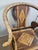 Late 19th Century Antique Bamboo and Wood Horseshoe-Back Armchair For Sale In Los Angeles - Image 6 of 12