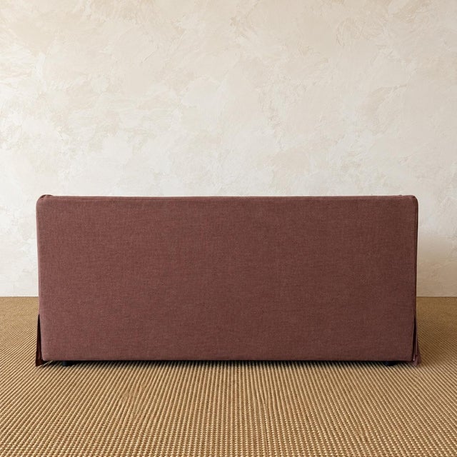 2020s Dresden Banquette Sofa – Slip Covered For Sale - Image 5 of 6