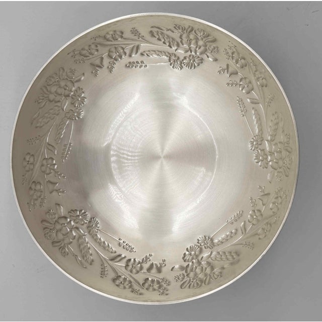 Ravissant 925 Sterling Silver Footed Bowl For Sale - Image 4 of 7