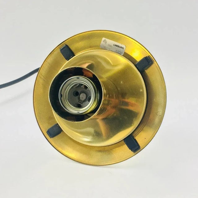 Large Mid-Century Smoked Air-Bubbled Glass Ball Pendant Light from Limburg, Germany, 1970s For Sale - Image 10 of 12