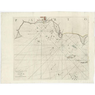 Antique Sea Charts of the Thousand Islands Between Batavia and Bantam, 1734, Set of 2 For Sale