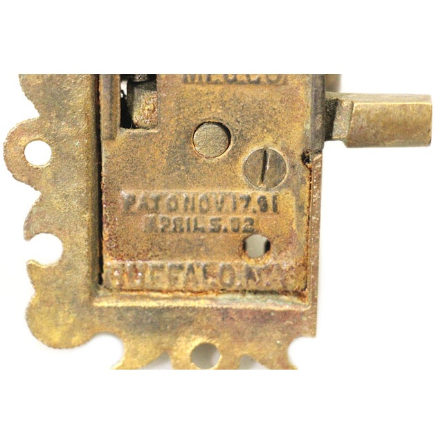 Early 20th Century Antique Bronze Ice Box Latch For Sale - Image 5 of 5