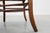 Brown 19th Century French Provincial Ladder‑back Armchair with Woven Rush Seat For Sale - Image 8 of 15