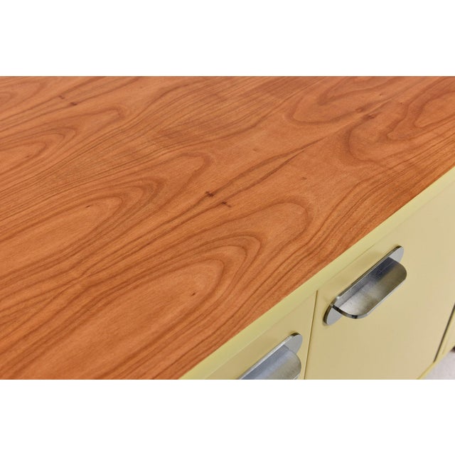 Vintage Handcrafted Sideboard with Steel Legs and Handles, Germany, 1960s For Sale - Image 16 of 17