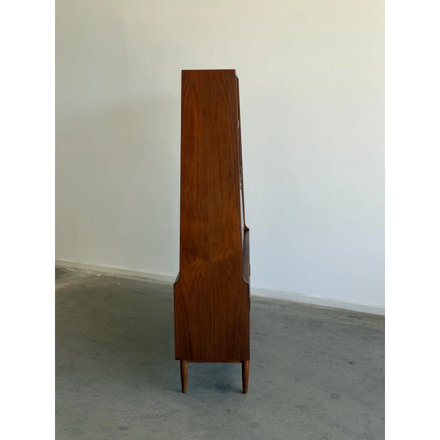 Mid-Century Modern Walnut Wall Unit/ Room Divider For Sale - Image 12 of 13