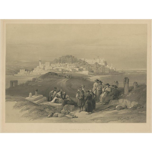 Roberts, The City of Jaffa, Tinted Lithograph For Sale