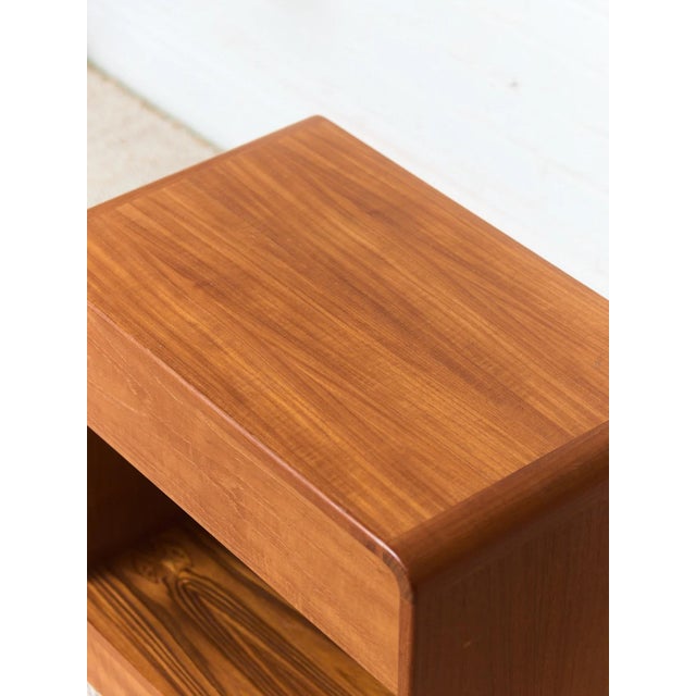 Mid 20th Century Danish Modern Teak Nightstand For Sale - Image 9 of 12