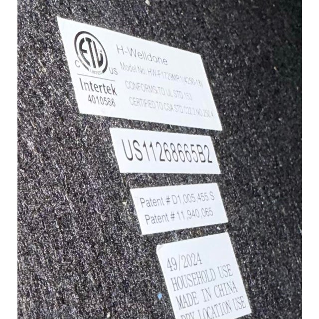 Metal Adesso Bowery Triple Arc Floor Lamp For Sale - Image 7 of 12