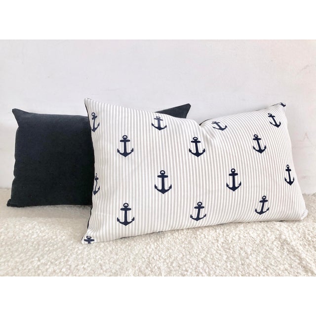 Nautical Ralph Lauren Newport Stripe In Navy Decorative Throw