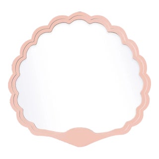 Fleur Home Carnival Proteus Mirror in Salmon Berry, 24x22 For Sale