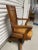 English Industrial Oak "Captain Chair" or Swivel Chair, Circa 1900's For Sale - Image 4 of 7