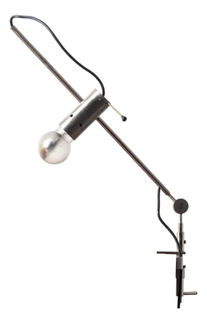 Clamp Table Lamp 255 by Tito Agnoli for O-Luce, 1950s