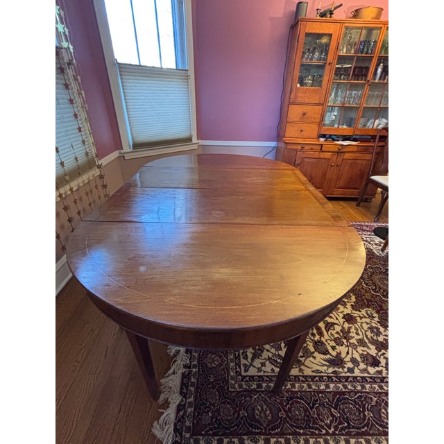 Antique Solid Wood Dining Table – Seats 10–12 | Custom 48” Leaf For Sale - Image 10 of 15