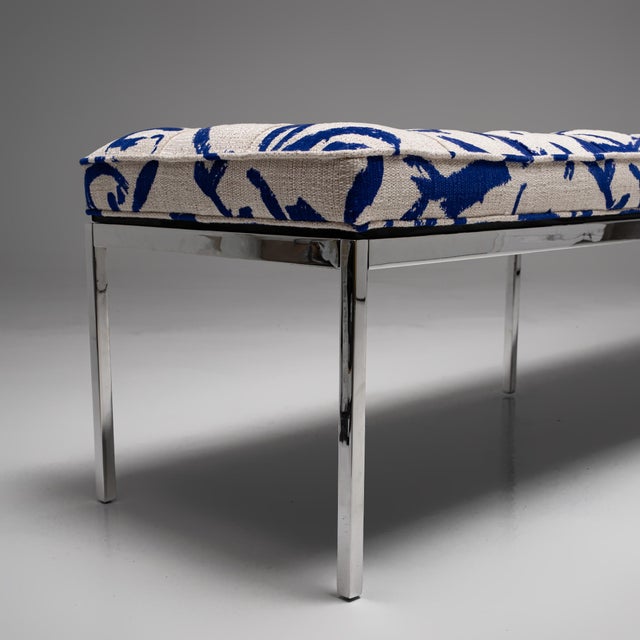 1960s Model 2530-6 Four-Seater Bench by Florence Knoll for Knoll, 1960s For Sale - Image 5 of 12