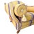Grand Scale Neoclassical Revival Italian Maximalist Armchair With Bolsters and Tassels For Sale In San Diego - Image 6 of 14