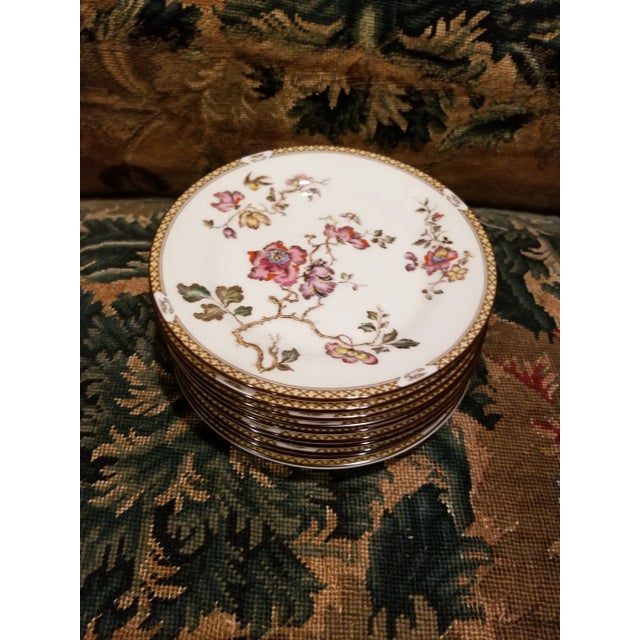 2000 - 2009 10 Wedgwood Swallow Pattern Bread Plates For Sale - Image 5 of 5