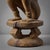 Early 20th Century Chokwe Seated Female Ancestor Figure Angola 34 Inch For Sale In Denver - Image 6 of 14