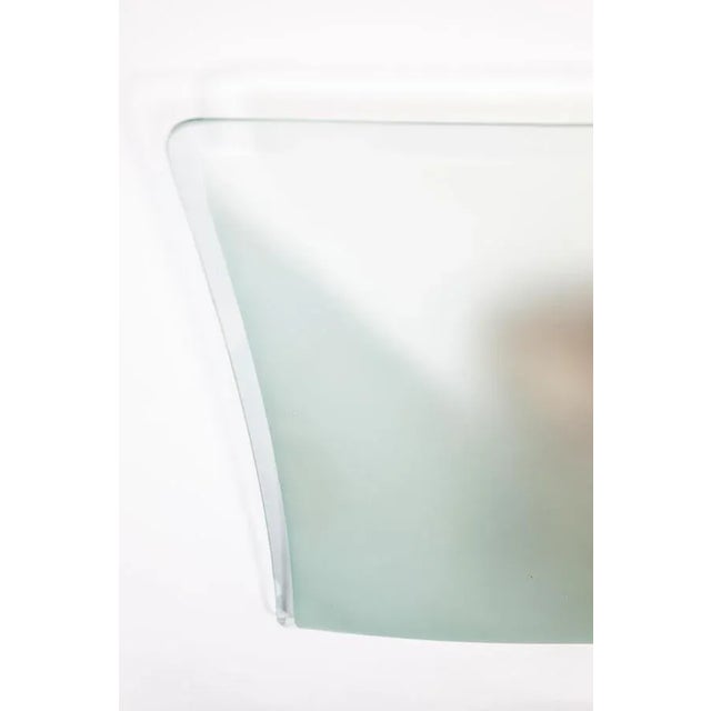Light Green Murano Glass and Brass Flush Mount by Gaetano Sciolari, 1960s For Sale - Image 6 of 13