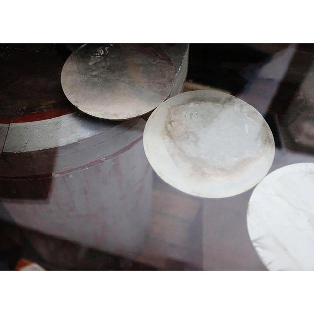 Modern Custom Studio Table With Glass Top For Sale - Image 3 of 5