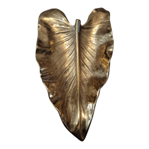 Vintage Brass Calla Lily Leaf Catchall