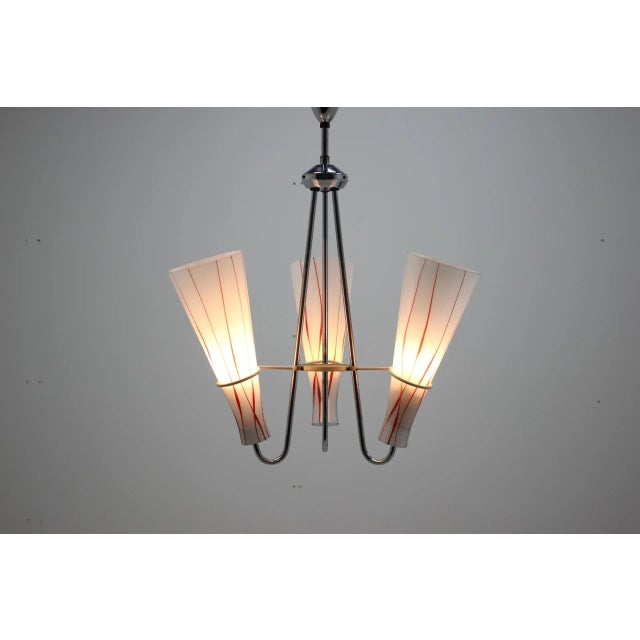 Chrome Pendant Lamp, 1960s For Sale - Image 4 of 7