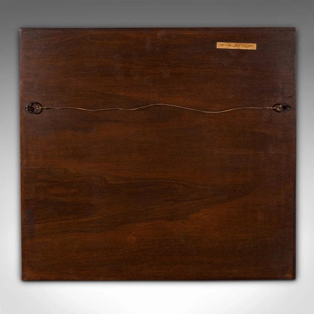 1900s Edwardian Antique Marquetry Landscape Panel, English, Decorative, Ben Lomond For Sale - Image 6 of 7