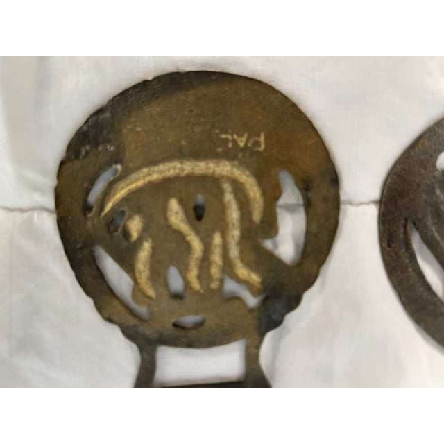 Mid 20th Century Horse Brass Christmas Ornaments - Set of 12 For Sale - Image 12 of 13